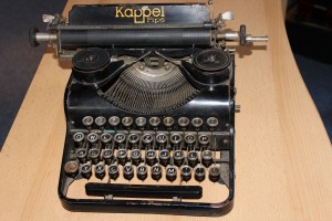 historische Schreibmaschine