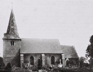 Die Arster Kirche nach der Renovierung 1899