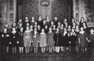 Kircherchor auf dem Saal von Wrede 1936