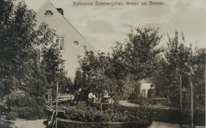 Postkarte von Bollmanns Sommergarten um 1920